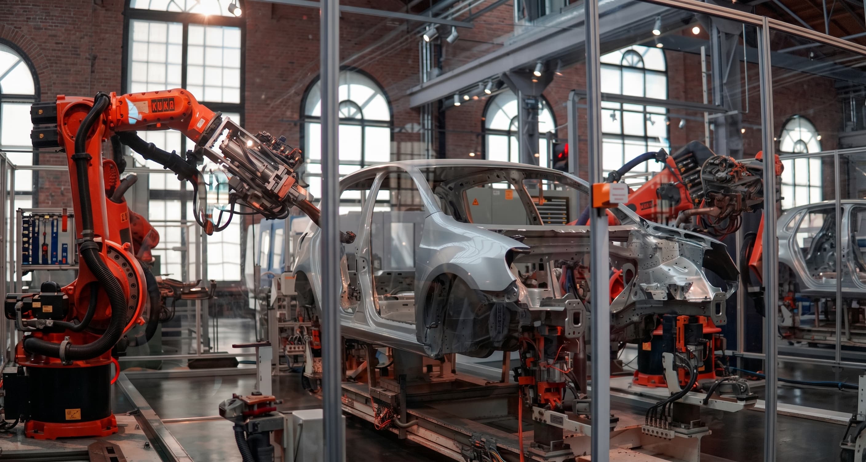 EV chassis assembly line